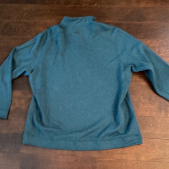 Tommy Bahama Teal Zip-Up Sweater - Picture 4 of 9